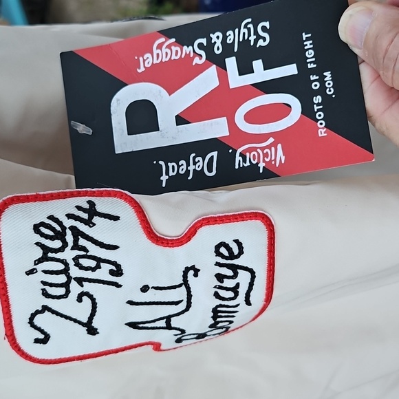 New W Tags ROF Rare! Rumble In The Jungle '74 Stadium Jacket Muhammad Ali Medium - Picture 10 of 16